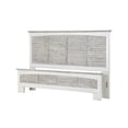 thumbnail image 2 of Sea Wind Florida Islamorada Coastal Wood King Bed in Gray/White, 2 of 2