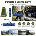 thumbnail image 7 of Portable Camping Shower Tent, Pop Up Privacy Tent, Outdoor Changing Room Toilet Tent Waterproof Privacy Shelter for Camping, Beach, Hiking, Fishing, 7 of 7