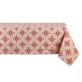 thumbnail image 2 of Design Imports CAMZ13467 Nappe Imprimée en Flocons de Neige Scandinave 60 x 84 Po, 2 of 4