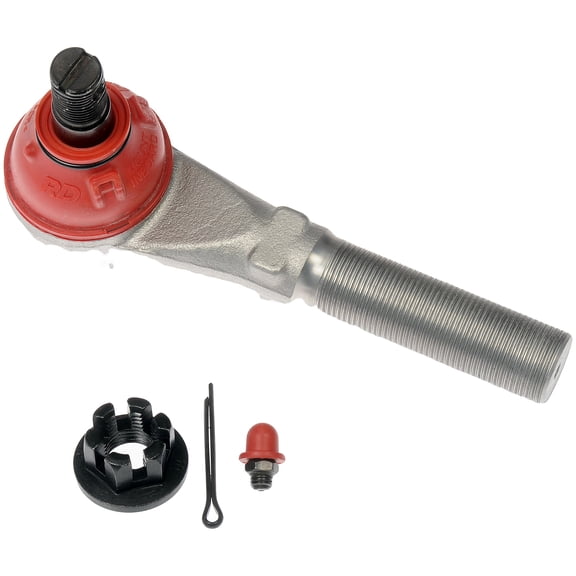 Dorman T2077RD Front Right Outer Steering Tie Rod End for Specific Ford Models, Gray