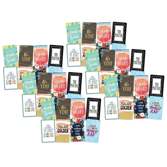 Teacher Created Resources Encouragement Cards, 2-3/16" x 3-1/2", 42 Per Pack, 6 Packs