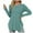 Blue, variant on Shirts for Women Dressy Casual Fall Womens Long Sleeve Round Neck Shirts Side Split Basic Loose Tunic Tops Casual Blue Size XXL