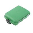 thumbnail image 1 of Organizador de Cajas de Aparejos Imperesbles Verdes, Caja de Aparejos, 10 Cuadrículas Portátiles para Almacenar Herramientas de Pesca Surtido Diferentes Cebos/Señuelos, 1 of 7