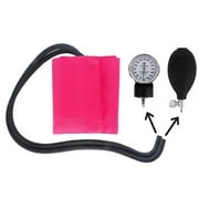 Dixie EMS Deluxe Aneroid Sphygmomanometer Blood Pressure Monitor Set w/ Adult Cuff, Pink