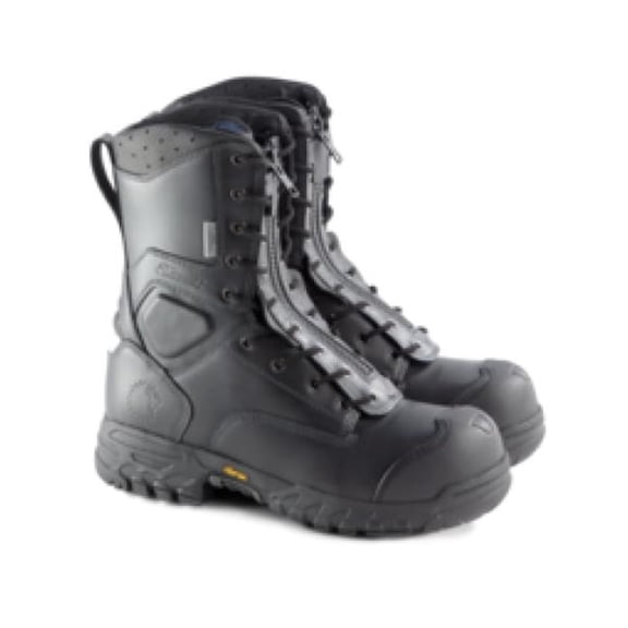 Lion Essentials LE-804-6379-10.5 Mens Regular Station 1 - 9 in. Leather Boot, Size 10.5