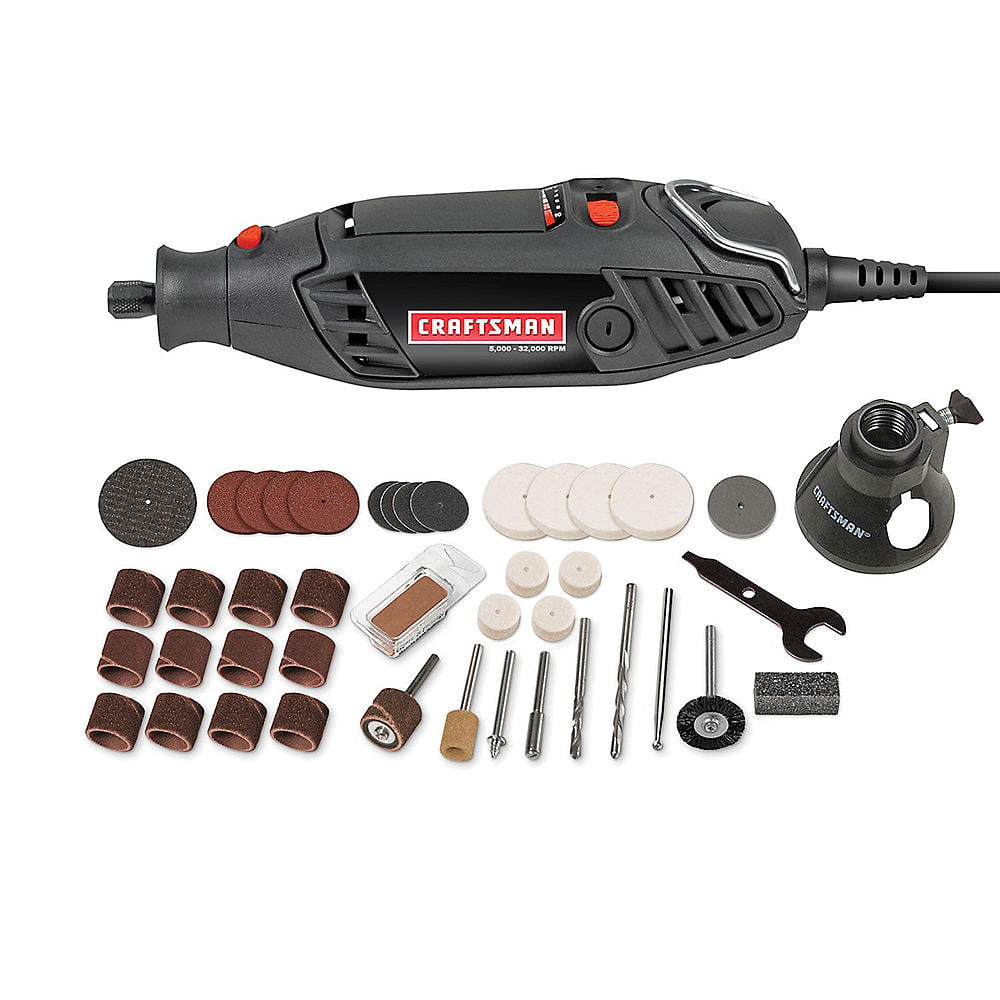 Craftsman Rotary Tool Kit Corded Electric Variable Speed 40 Accessories  Included 32690