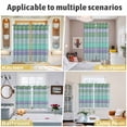 thumbnail image 5 of Purple Green Boho Kitchen Curtains Window Panels, Vintage Ethnic Tribe Abstract Art Insulated Window Treatment Curtain, Grommet Curtains for Bedroom/Living Room/Bathroom, 2 Piece 42"Wx45"L, 5 of 8