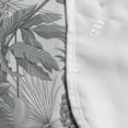 thumbnail image 4 of Tropical Microwave Oven Cover, Print of Exotic Plantation Palm Leaves Hawaiian Greyscale Layout, Water Resistant Organizer with Pockets for Kitchen, 36" x 12", Dimgray White, by Ambesonne, 4 of 4