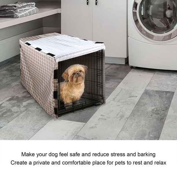 DEJI 42 inches Dog Crate Cover, Privacy Oxford Cloth Pet Kennel Cover