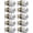 Brushed Nickel, variant on Black Door Knobs, 10 Pack Privacy Door Knobs Interior Door Knob for Bedroom/Bathroom Keyless Doorknobs Interior/Exterior Lockset, Black Modern Design Door Hardware