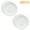 Multicolor B, variant on Giunmcul 18 cm Round Disposable Dinner Plates Medium Weight Classic White Floral Border Value Pack Microwave Not Safe Daily Use Picnics Snacks 10 Pieces