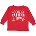 thumbnail image 3 of Inktastic Christmas Cookie Tasting Crew with Holiday Cookies Boys or Girls Long Sleeve Toddler T-Shirt, 3 of 5