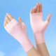 thumbnail image 5 of Guantes sin dedos de verano de color rosa, guantes de conducción de verano, guantes de medio dedo, protección UV, guantes transpirables, guantes de ciclismo y senderismo, 5 of 5