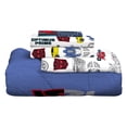 thumbnail image 5 of Transformers Kids 4 Piece Blue Gray White Reversible Comforter, Bed in a Bag, Twin, 5 of 5