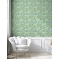 thumbnail image 5 of Ambesonne Brick Peel & Stick Wallpaper for Home, Grunge Street Wall Pattern, 13"x100", Seafoam Dimgray Yellow, 5 of 6