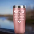 thumbnail image 3 of Nursing Student Gifts Nurse Graduation Gift Nurses Week Gifts 20oz Rose Gold Funny Travel Tumbler College Nurse Appreciation Gifts Chirstmas Presents Travel Cup Gift Set With Straw Keychain, 3 of 5