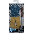 thumbnail image 2 of Barbie Ken Blue Print Shirt/Tan Pants Fashion, 2 of 2