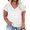 White, variant on Langwyqu Womens Plus Size T Shirts Casual Loose Solid Color Tee