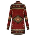 thumbnail image 4 of Vedolay Womens Cardigans Lightweight Long Sleeve Cropped Cardigan Sweaters Crochet Knit Button Up Tops Brown,XL, 4 of 4