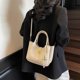 thumbnail image 3 of LHSHIDU Bucket Bags for Women Crossbody Top Handle Bag Elegant Handbag Tote Purse Faux Leather Shoulder Bag with Zipper, 3 of 6