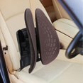 thumbnail image 5 of Almohada de soporte para coche que promueve una posturalele saludable, cojín de asiento, almohada trasera transpirable, almohadilla trasera para si marrón shamjiam Almohada de soporte lumbar para automóvil, 5 of 5