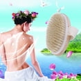 thumbnail image 3 of Moyic Cepillo exfoliante corporal para hombres y mujeres, mango de para el hogar, depurador de baño, removedor de piel muerta, masajeador de Juegos de accesorios de baño Moyic JJ8502-00B, 3 of 5
