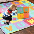 thumbnail image 4 of 36Pc Alphabet Numbers Eva Floor Play Mat Baby Room Abc Foam Puzzle, 100% Non-Toxic Bpa-Free Eva Foam Material, Educational Alphabet & Number Learning Puzzle Mat For Toddlers, Safe, 4 of 7