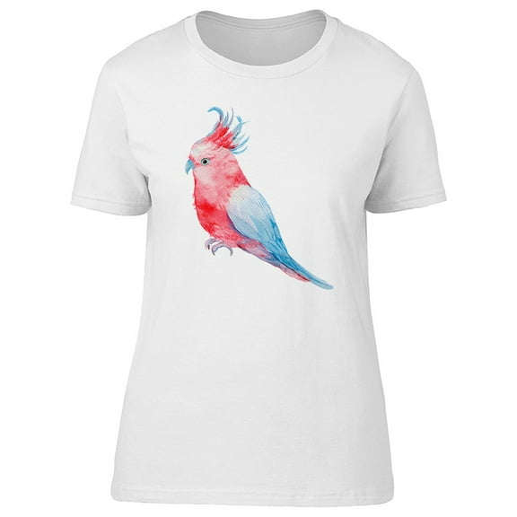 Cool Watercolor Cockatoo Tee Women's -Image by Shutterstock
