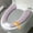 Purple, variant on Giyblacko Toilet MatSoft Bathroom Padded Toilet Seat Stretchable Fibres Easy To Fit Cushioned Cover Comfortable And Washable Toilet Seat