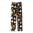 thumbnail image 5 of SCSAlgin Funny Ghost Pumpkin Pajama Pants for Women Halloween Loungewear Bottoms Comfy Elastic Waist Pjs Sleepwear Pant, 5 of 5