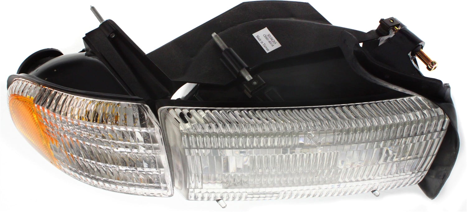 Headlight Compatible With 1994-2002 Dodge Ram 3500 2500 Right Passenger Halogen With bulb(s)