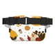 thumbnail image 3 of Fotbe Happy Thanksgiving Cangurera Cuadrada con Estampado de Doble Capa, Bolsa de Cintura Ajustable Mini para Hombres y Mujeres, 3 of 9