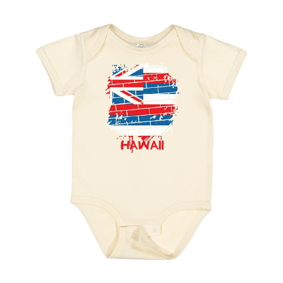 Inktastic Graffiti Hawaii State Flag Boys or Girls Baby Bodysuit