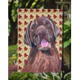 thumbnail image 3 of Carolines Treasures SC9224GF 15 x 15 In. Labrador Chocolate Fall Leaves Portrait Flag- Garden Size, 3 of 3
