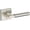 Satin Nickel, variant on Baldwin HDLKFCSR044 Lake Forest Non-Turning One-Sided Dummy Door Lever - Brass