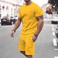 thumbnail image 4 of MKLEKYY Pijama Corto De Verano Para Hombre, Ropa Deportiva, Camiseta Transpirable De Manga Corta Y Pantalones Cortos Deportivos Con Bolsillos., 4 of 4