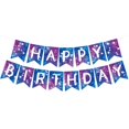 thumbnail image 1 of Banner de cumpleaños BHNACIER Galaxy Space Astrology Party, 1 of 7