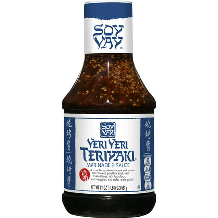 (2 Pack) Soy Vay Marinade & Sauce, Veri Veri Teriyaki, 21 oz (Best Teriyaki Sauce Brand)