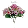 thumbnail image 5 of fuxzkrlz Artificial Flowers Bunch Realistic Faux Silk Flowers Long-Lasting Hydrangea Rose Fake Flowers for Vase Flower Arrangement Home Decor Wedding, 5 of 7