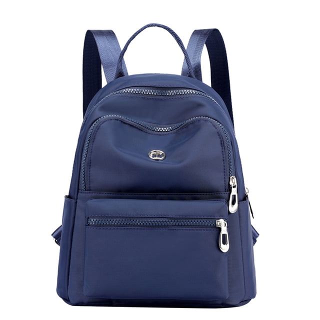 Sywqhk Bolso De Hombro Escolar De Nailon Resistente Al Agua, Mochila Informal Para Mujer (Azul Oscuro) Sywqhk Para estrenar