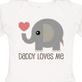 thumbnail image 4 of Inktastic Daddy Loves Me Boys or Girls Long Sleeve Baby Bodysuit, 4 of 5