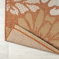 thumbnail image 6 of JONATHAN Y SANTA MONICA 4 x 6 Area Rug, Zinnia Floral Textured Weave - Orange/Cream, SMB110E-4, 6 of 9