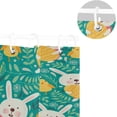 thumbnail image 5 of FREEAMG Easter Bunnie Eggs Shower Curtain - 72x72 Inch Waterproof Fabric Shower Curtains with 12 Hooks - Modern Home Bathroom Hotel Spa Decorations, 5 of 5