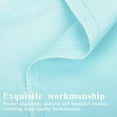 thumbnail image 4 of 2 Pack Microfiber Toddler Pillowcases with Zipper( Pillow not included ), Soft and Breathable Small Pillow Covers for Travel, Aqua, 13"×18", 4 of 5