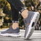 thumbnail image 4 of Zapatos ortopédicos azules para caminar con cordones para fascitis plantar, mocasines casuales de lona con soporte para el arco, zapatos cómodos para mayor amortiguación y alivio del dolor, 4 of 6