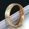 thumbnail image 5 of Yesbay Women Men Stainless Steel Couple Ring Wedding Band Promise Engagement Jewelry, 5 of 7