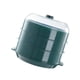 thumbnail image 5 of Vaporera redonda para microondas, cocina rápida, tapa transparente, apilable, para cocina verde tres capas, 5 of 9