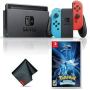 Nintendo Switch Neon Blue/Red Console Bundle with Pokemon Brilliant Diamond