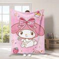 thumbnail image 1 of 3D Printing, Cartoon Soft Double Flannel Blanket, Super Soft Blanket, Suitable For Living Room, Sofa, 1 of 3