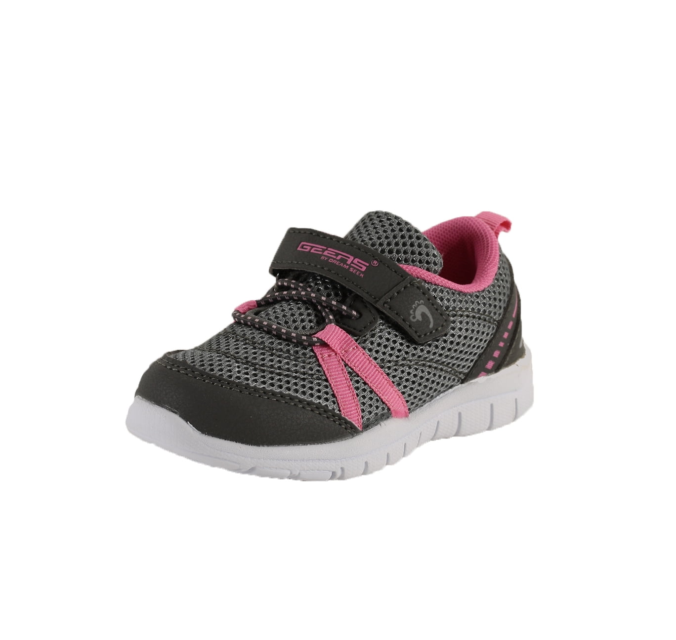 Geers Girls Toddler 1345 Velcro Strap Casual Fashion Sneaker (5 M US ...